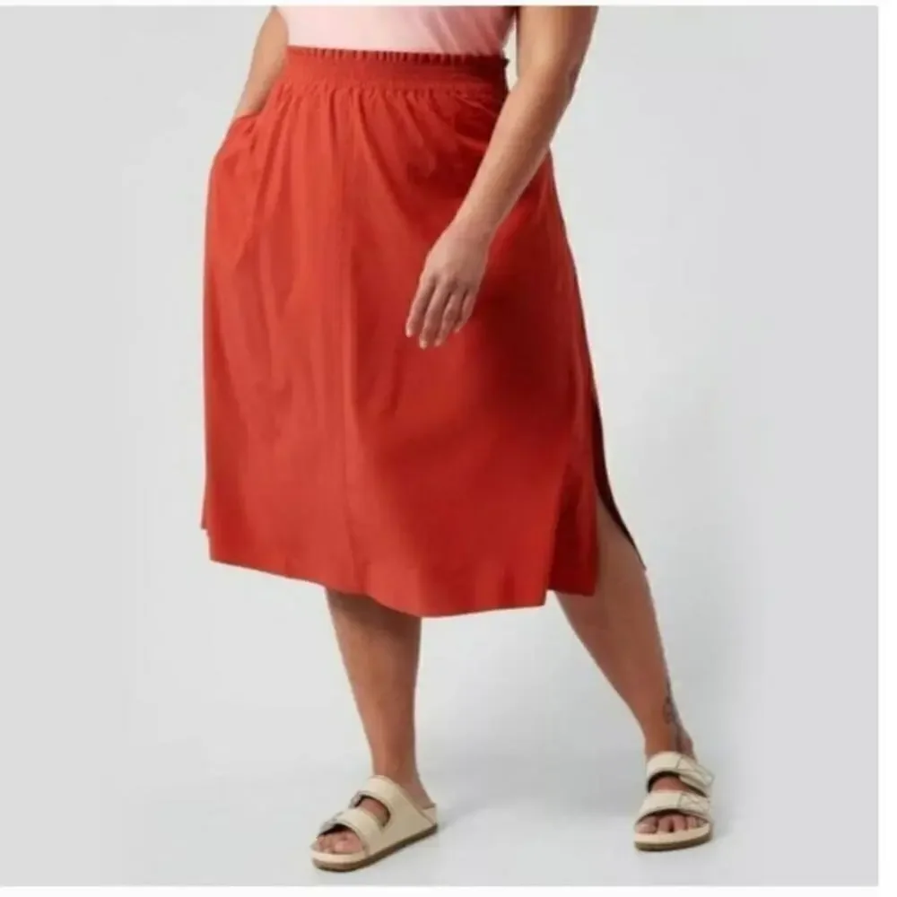 ATHLETA SAVANNAH SKIRT IN BURNT ORANGE, SZ 3x